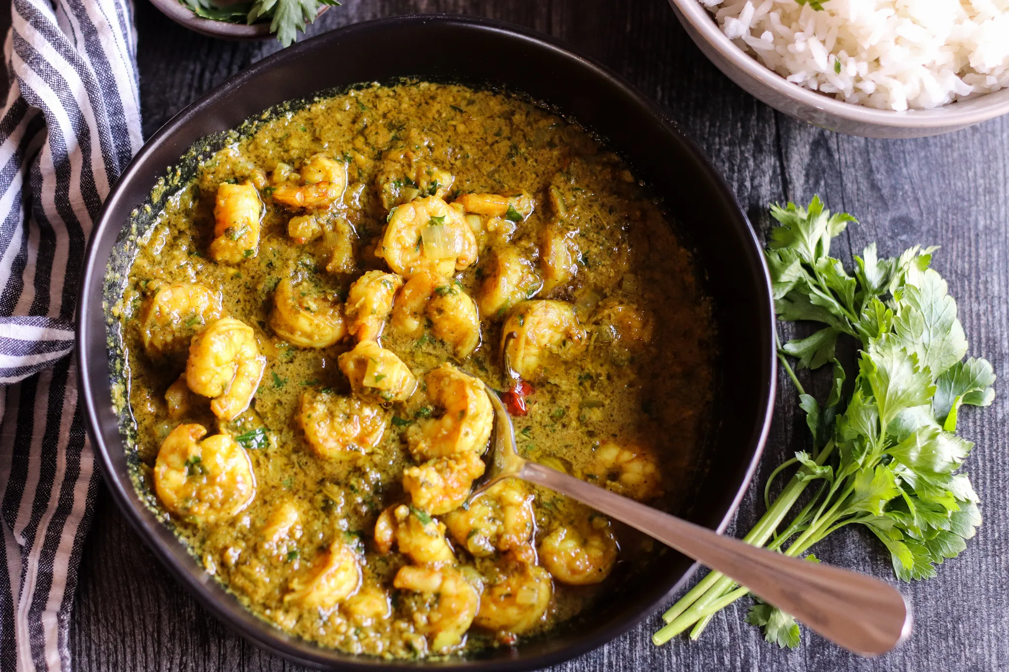 GUYANESE SHRIMP CURRY