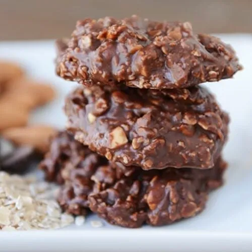 Healthier Chocolate No-Bake Cookies