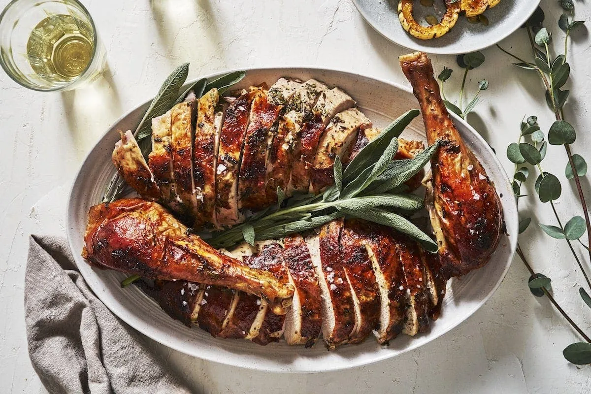 Herb-Butter Roasted Turkey Recipe