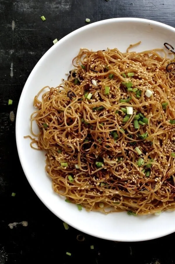 Honey Hoisin Pan-fried Noodles