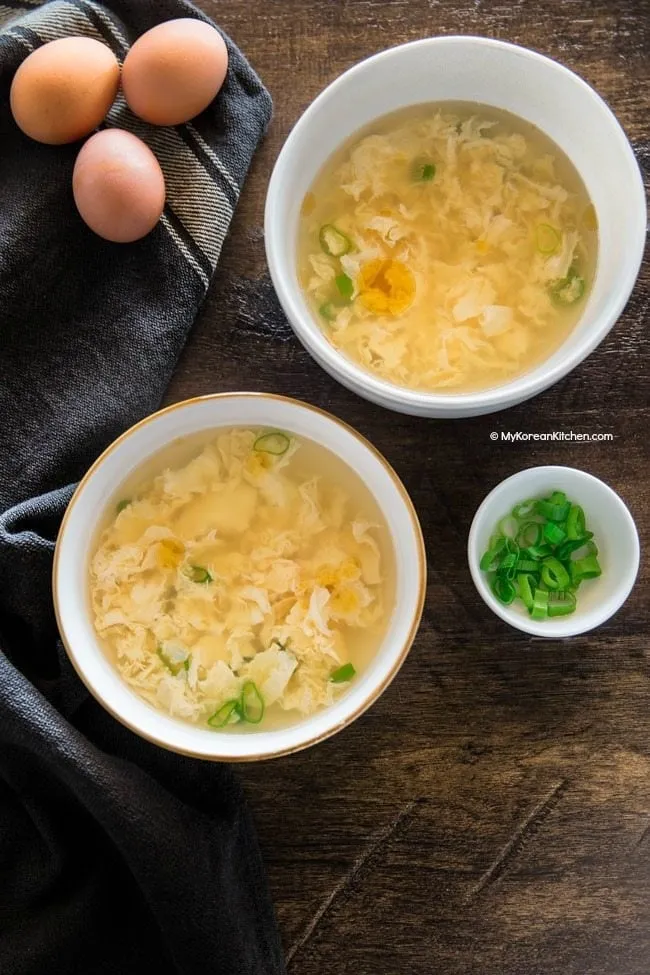 How to Make Korean Egg Drop Soup