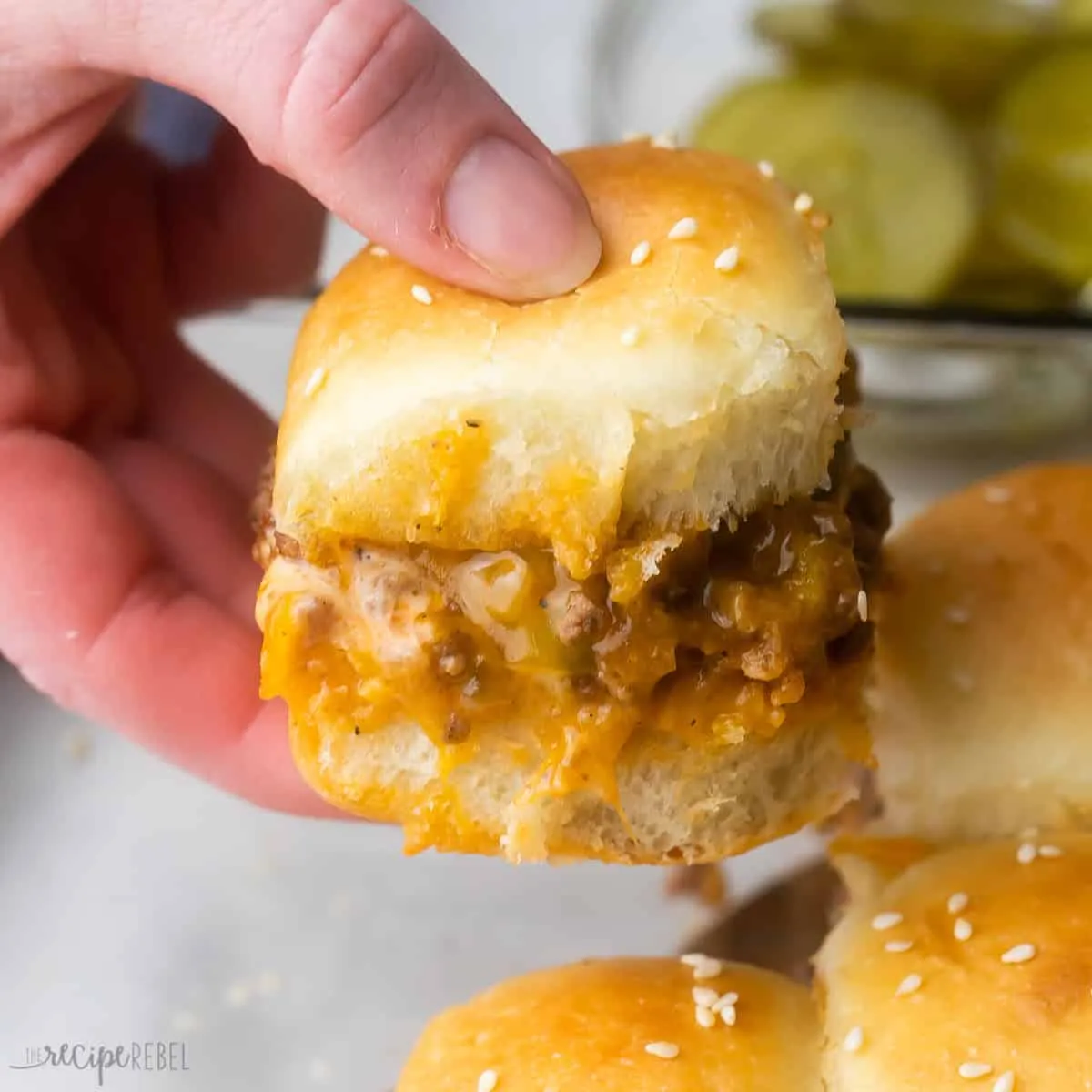 Insanely Delicious Cheeseburger Sliders recipe