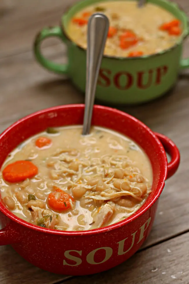 Instant Pot Chicken and White Bean Soup