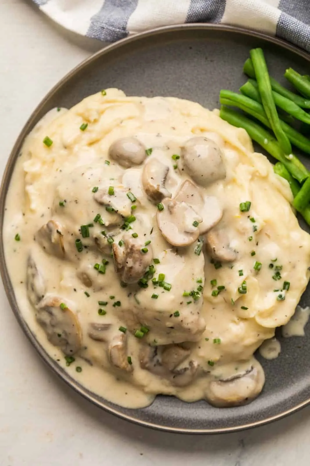 Instant Pot Chicken in Mushroom Sauce