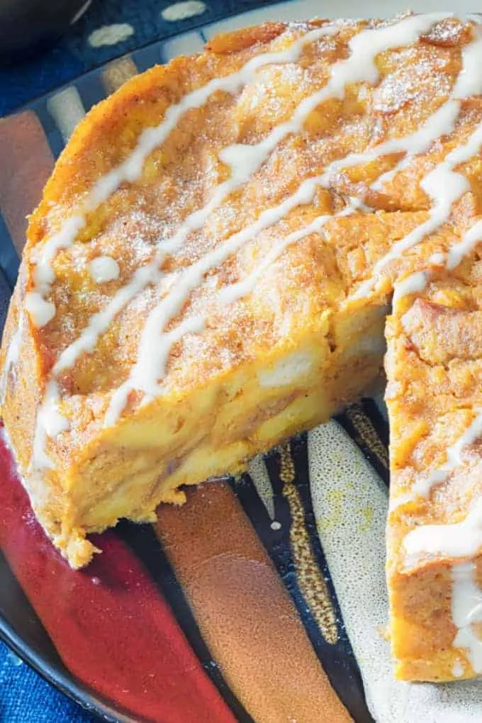 Instant Pot Pumpkin Bread Pudding