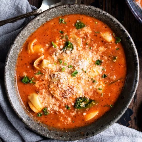 Instant Pot Sausage Tortellini Soup