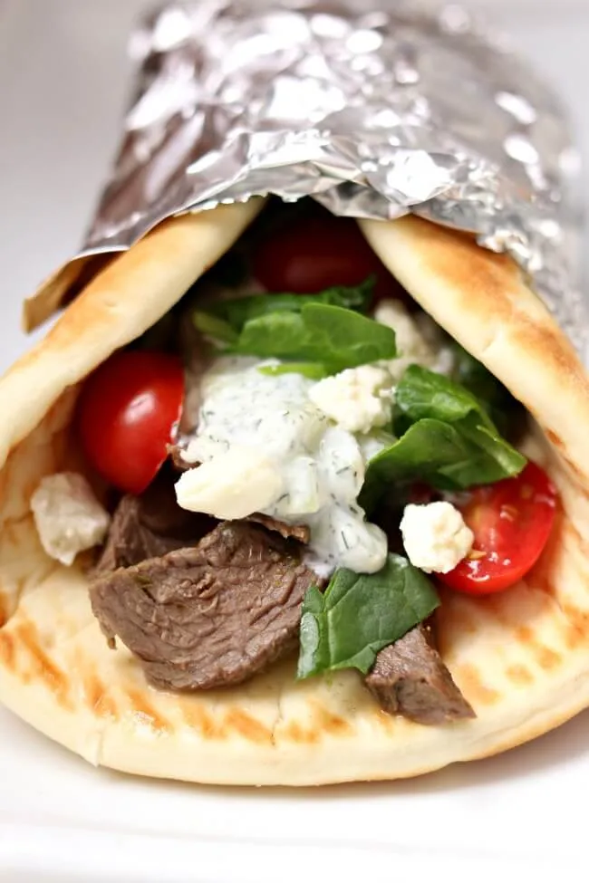 Instant Pot Steak Gyros