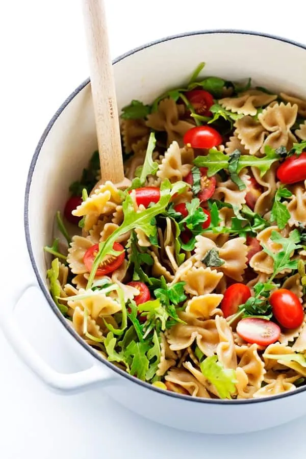 Arugula Pasta Salad with Tomatoes