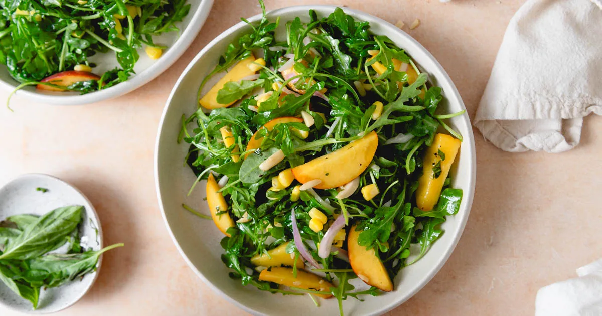 Arugula Peach Salad Recipe
