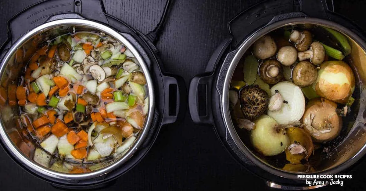 Instant Pot Vegetable Stock