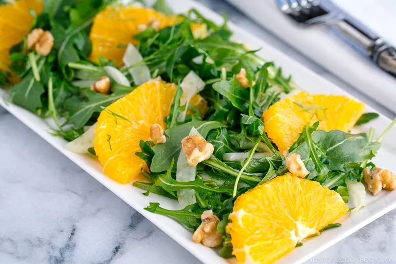 Arugula Salad with Fennel and Navel Orange