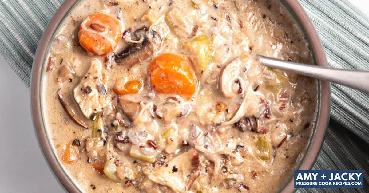 Instant Pot Wild Rice Soup