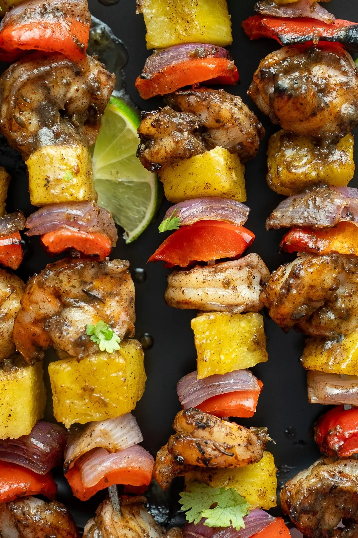 Jerk Shrimp Skewers with Jerk Butter Glaze