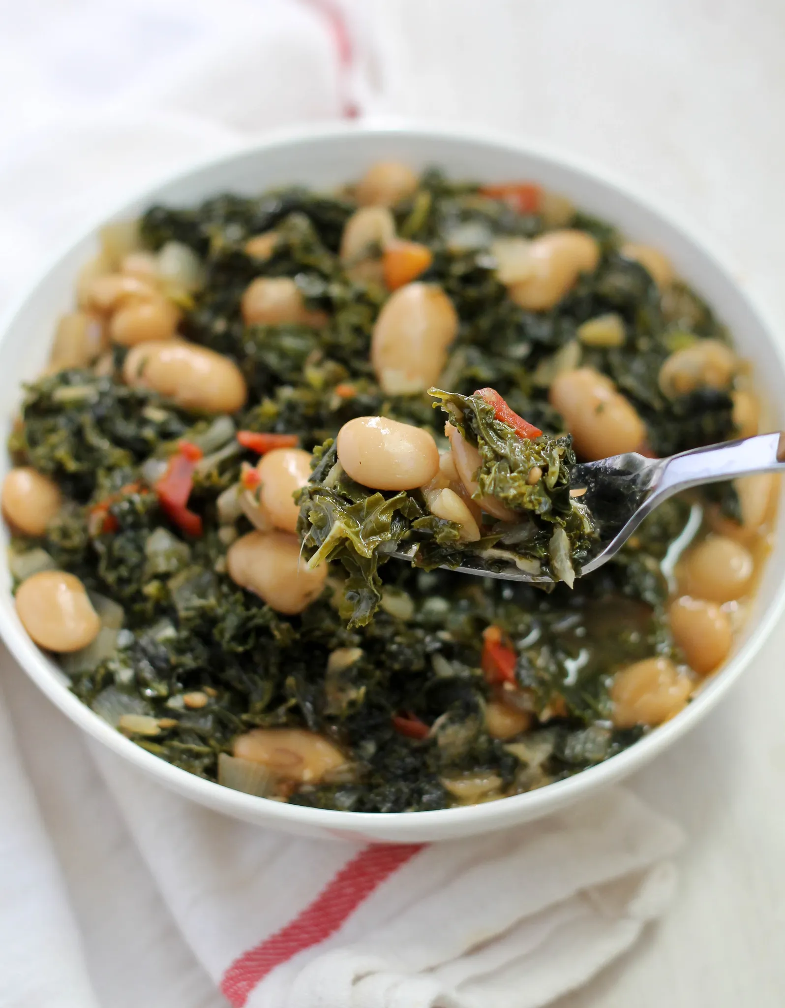 KALE AND BUTTER BEAN STEW