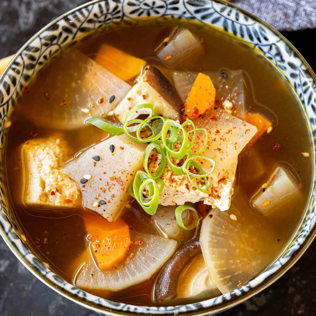 Kenchinjiru - Japanese Clear Vegetable Soup