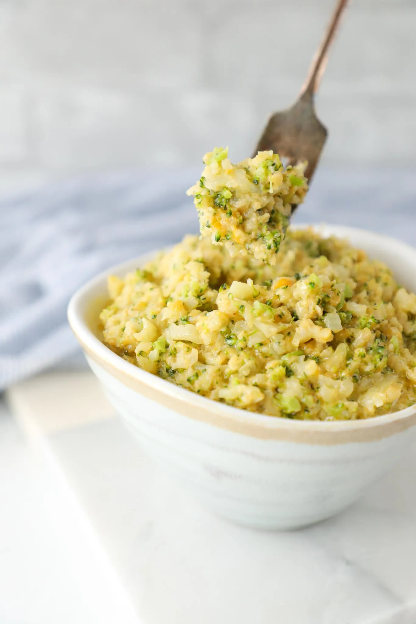Keto Cheesy Broccoli Rice - Low Carb