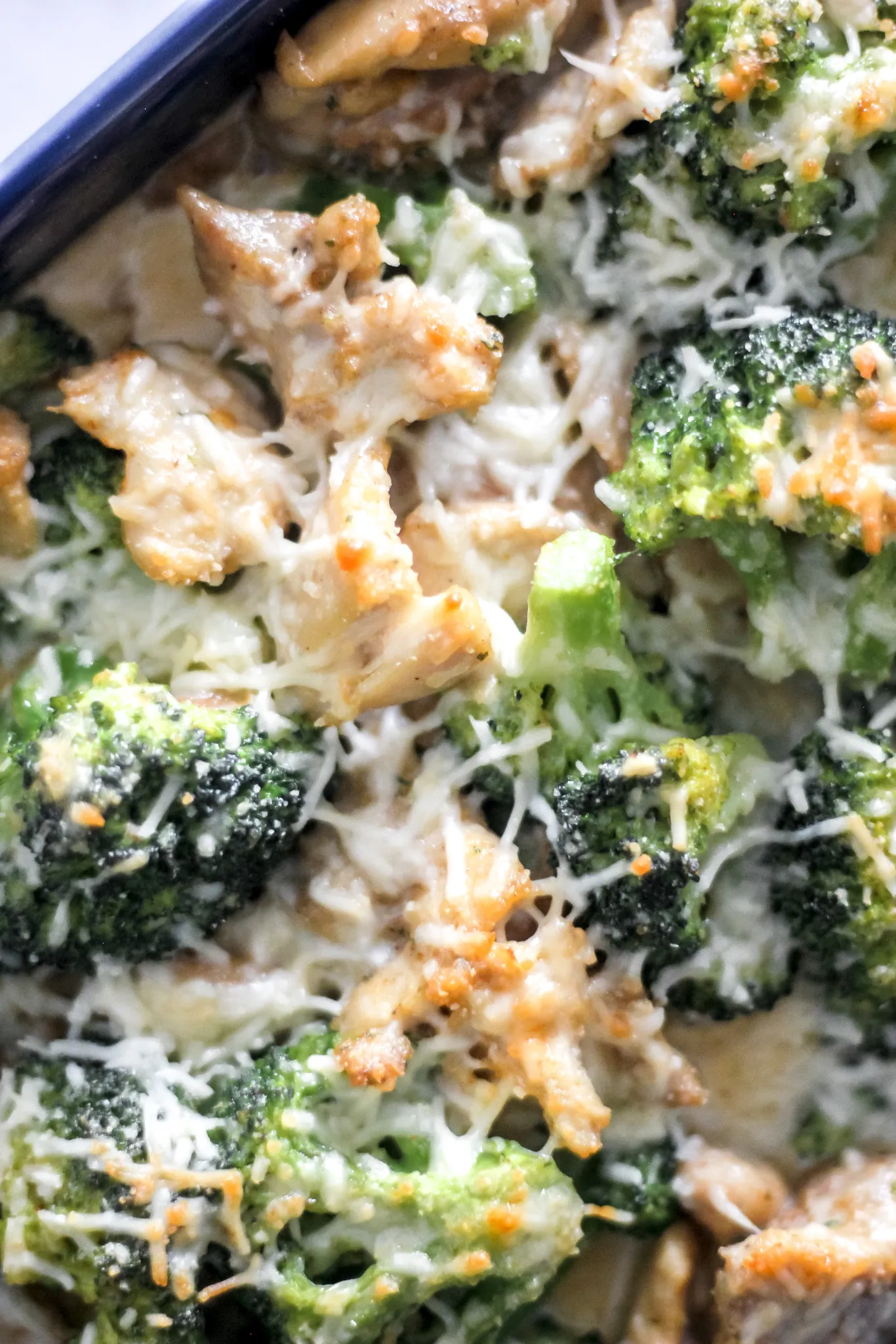 Keto Chicken Broccoli Alfredo Bake