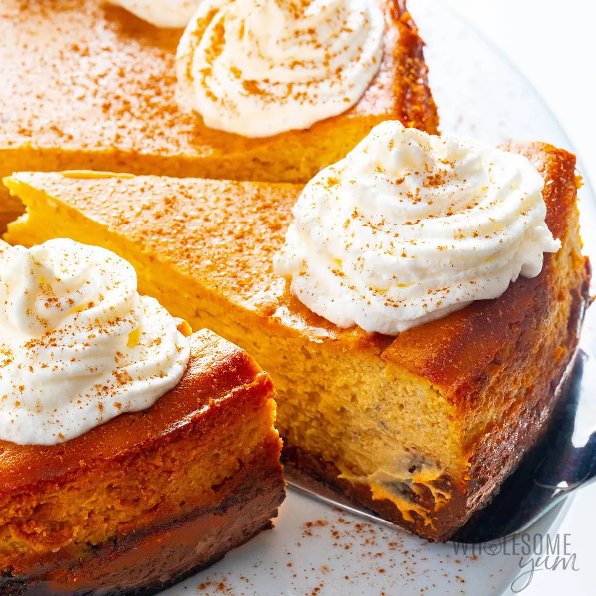 Keto Pumpkin Cheesecake