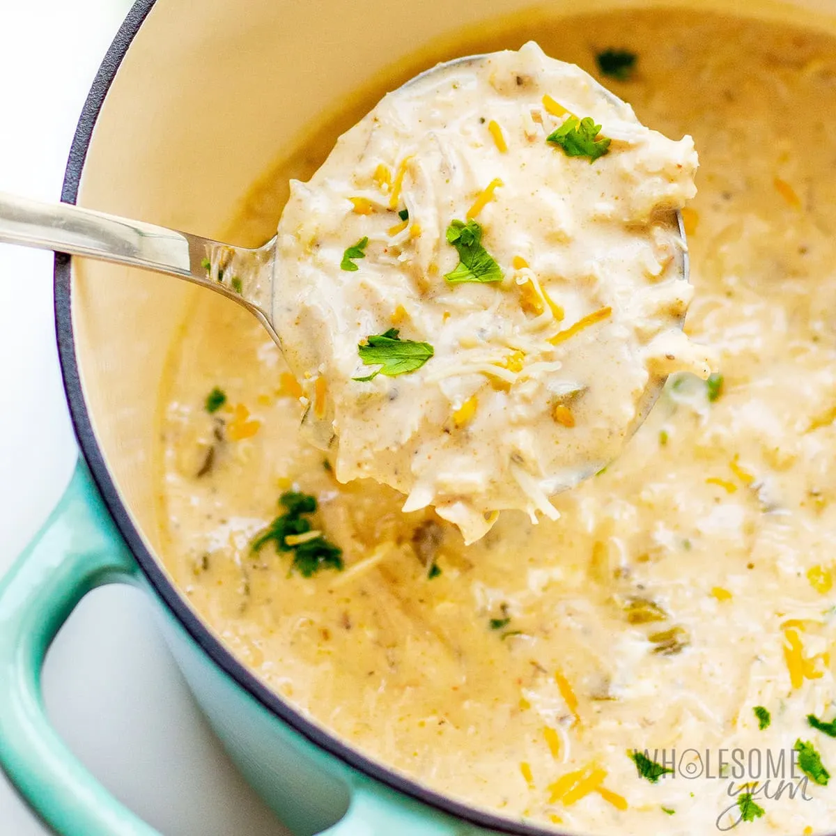 Keto White Chicken Chili