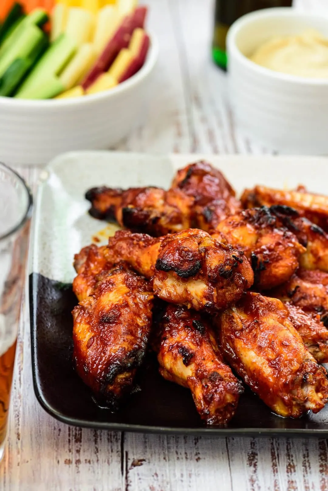 Korean-flavored Baked Chicken Wings