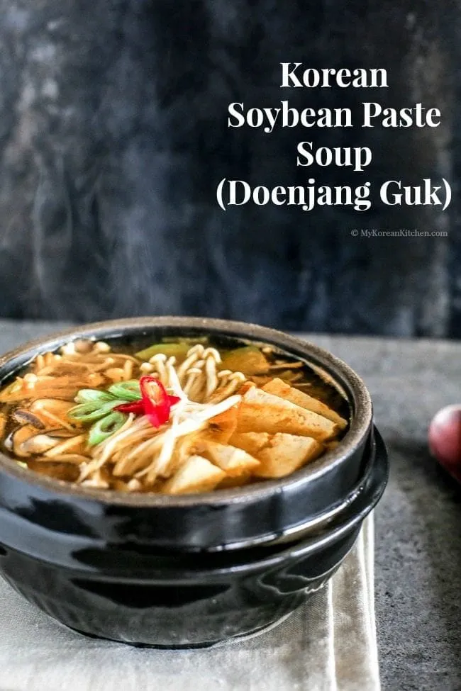 Korean Soybean Paste Soup