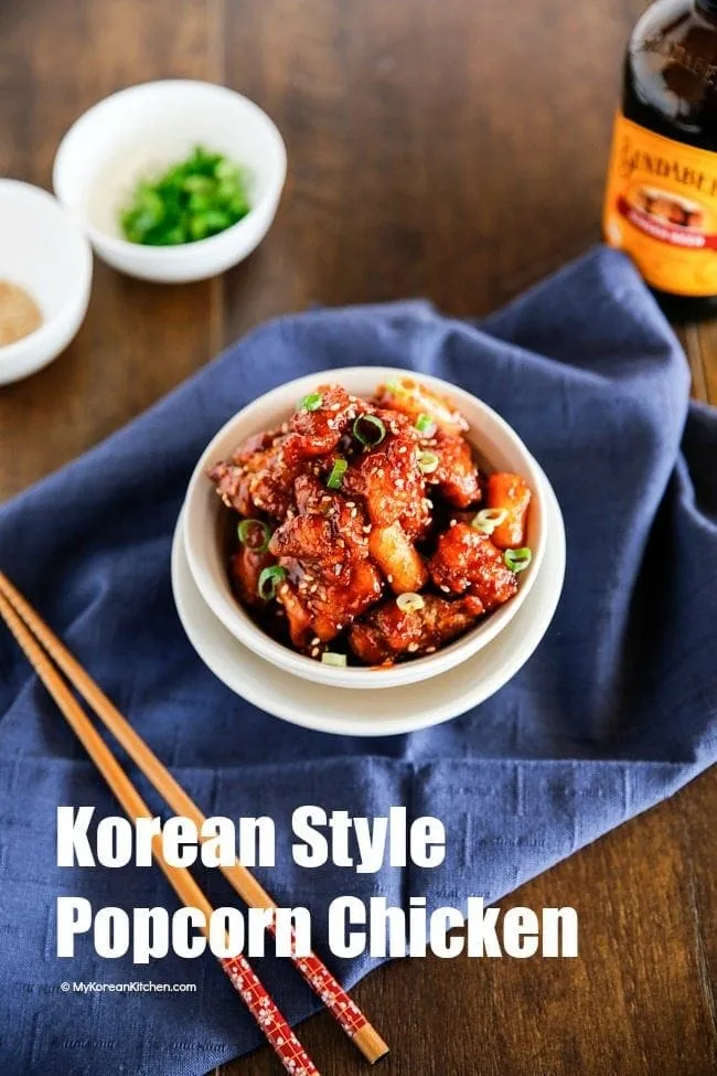 Korean Style Popcorn Chicken