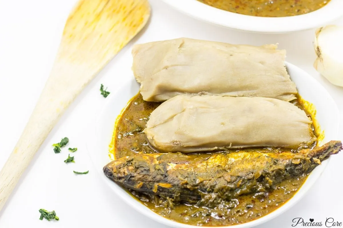 Kwacoco and Banga Soup