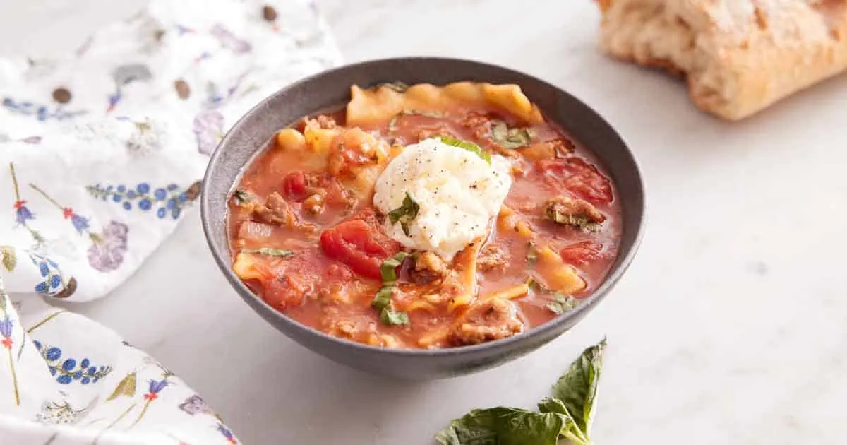 Lasagna Soup