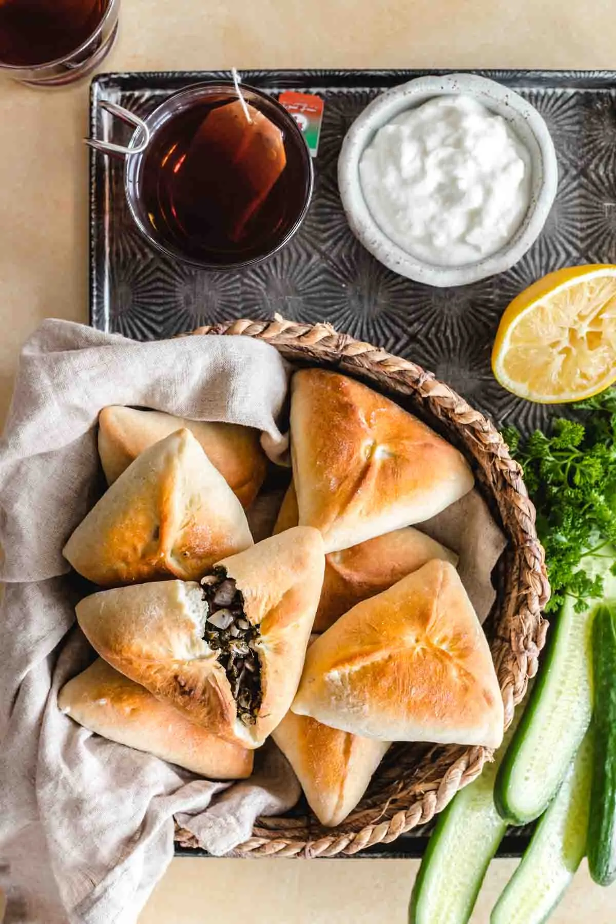 Authentic Homemade Fatayer