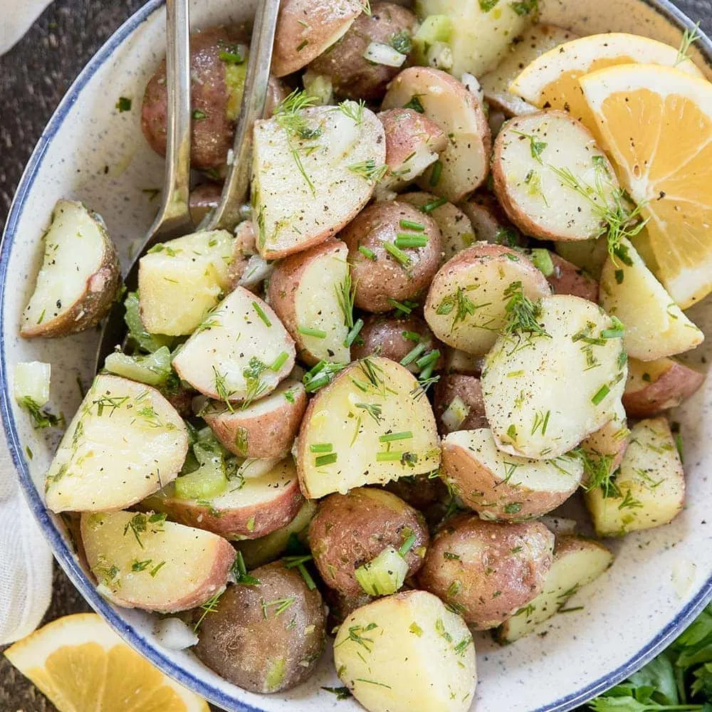 Lemon Herb Red Potato Salad