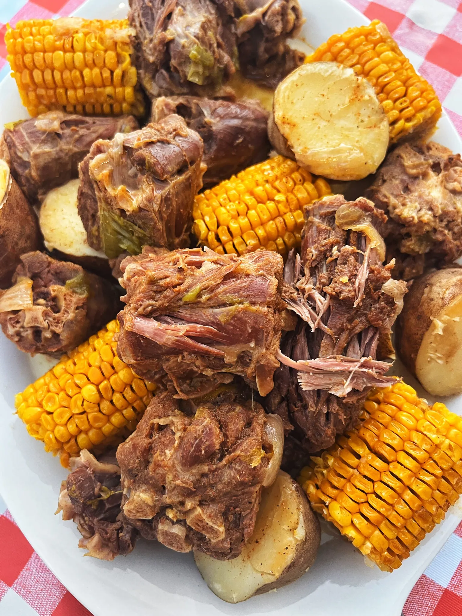 Louisiana Boiled Turkey Necks