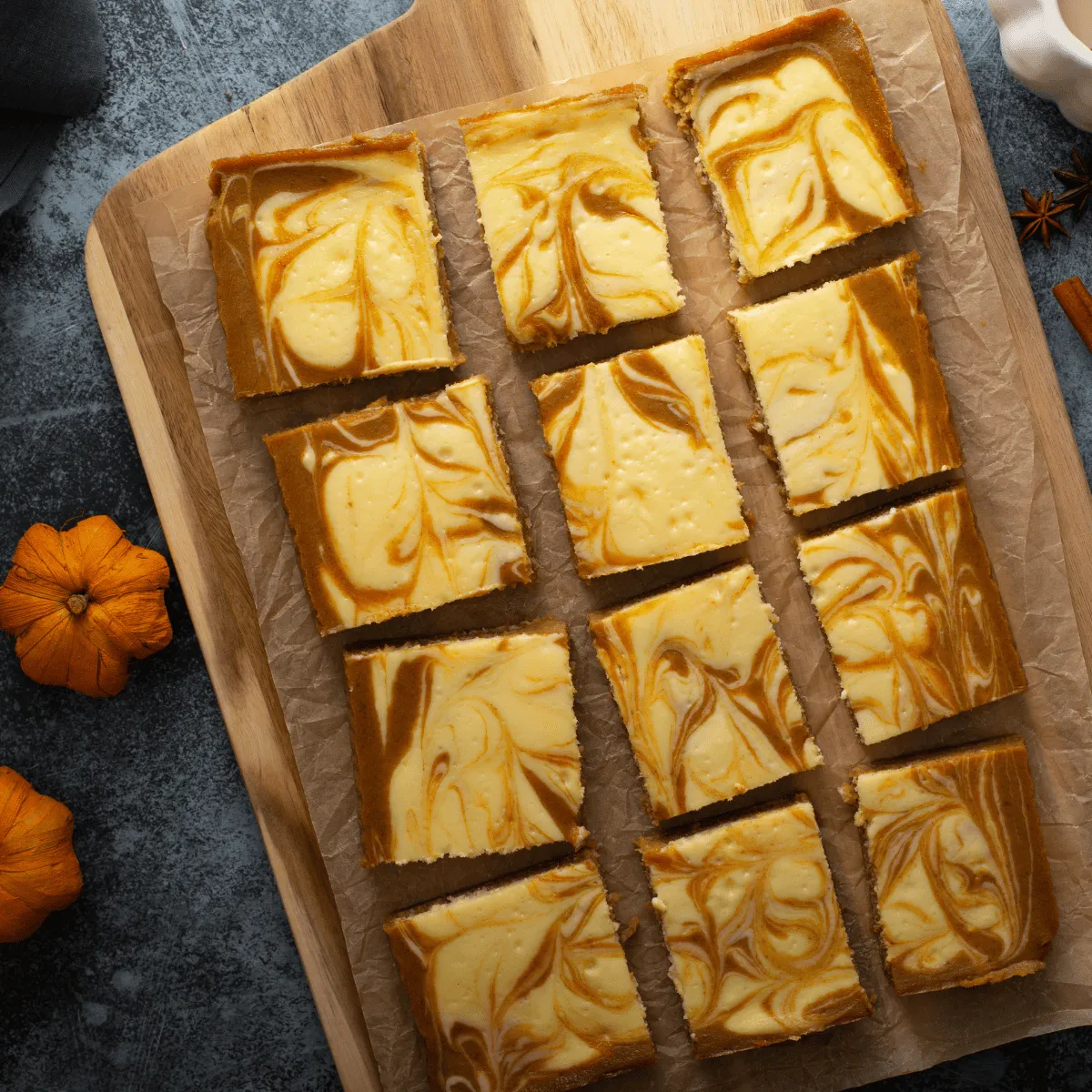Low Carb Pumpkin Bars | Pumpkin Cheesecake Bars