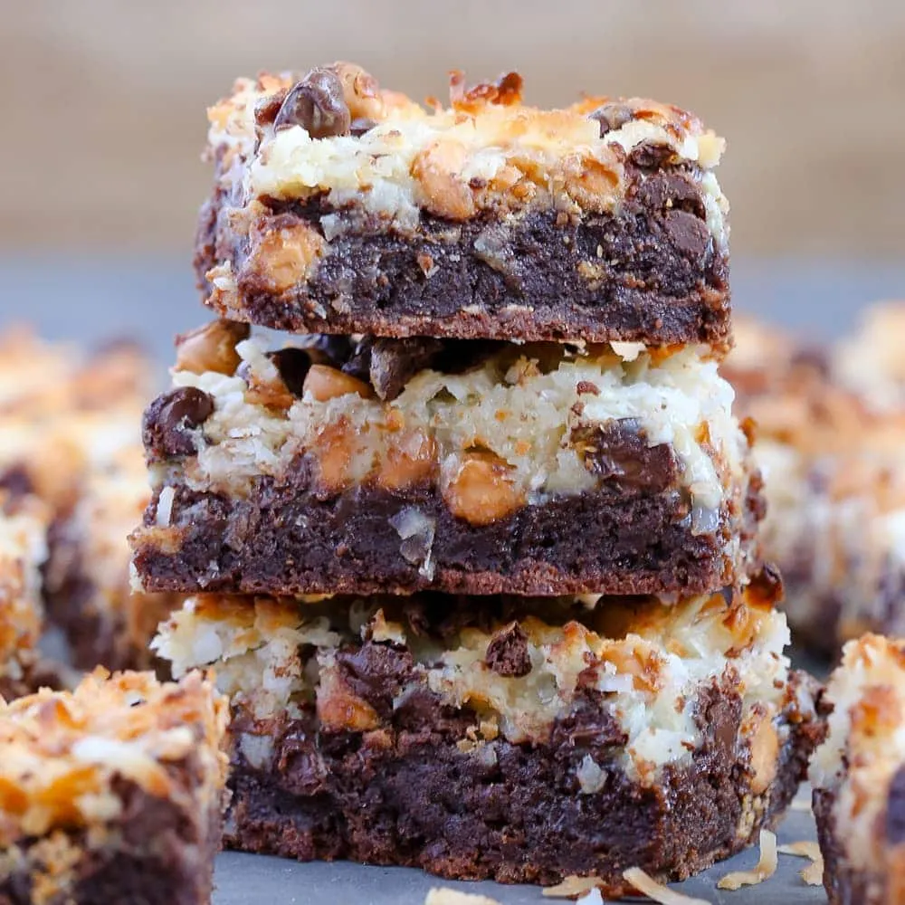 Magic Layer Brownie Bars