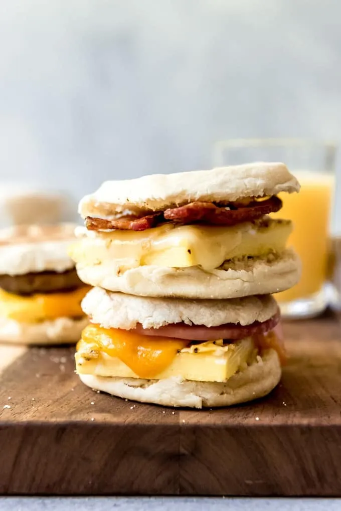 Make Ahead Breakfast Sandwiches