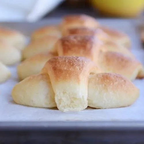 Make-Ahead Buttery, Flaky Overnight Crescent Dinner Rolls