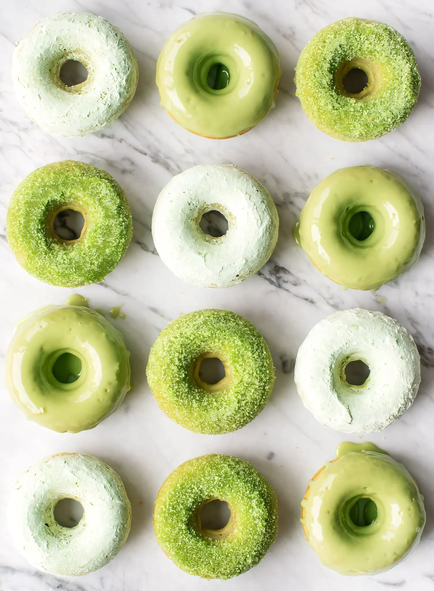 Matcha Baked Doughnuts