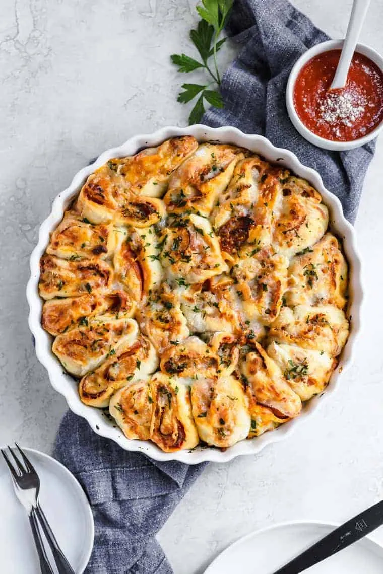 Meaty Pizza Rolls recipe