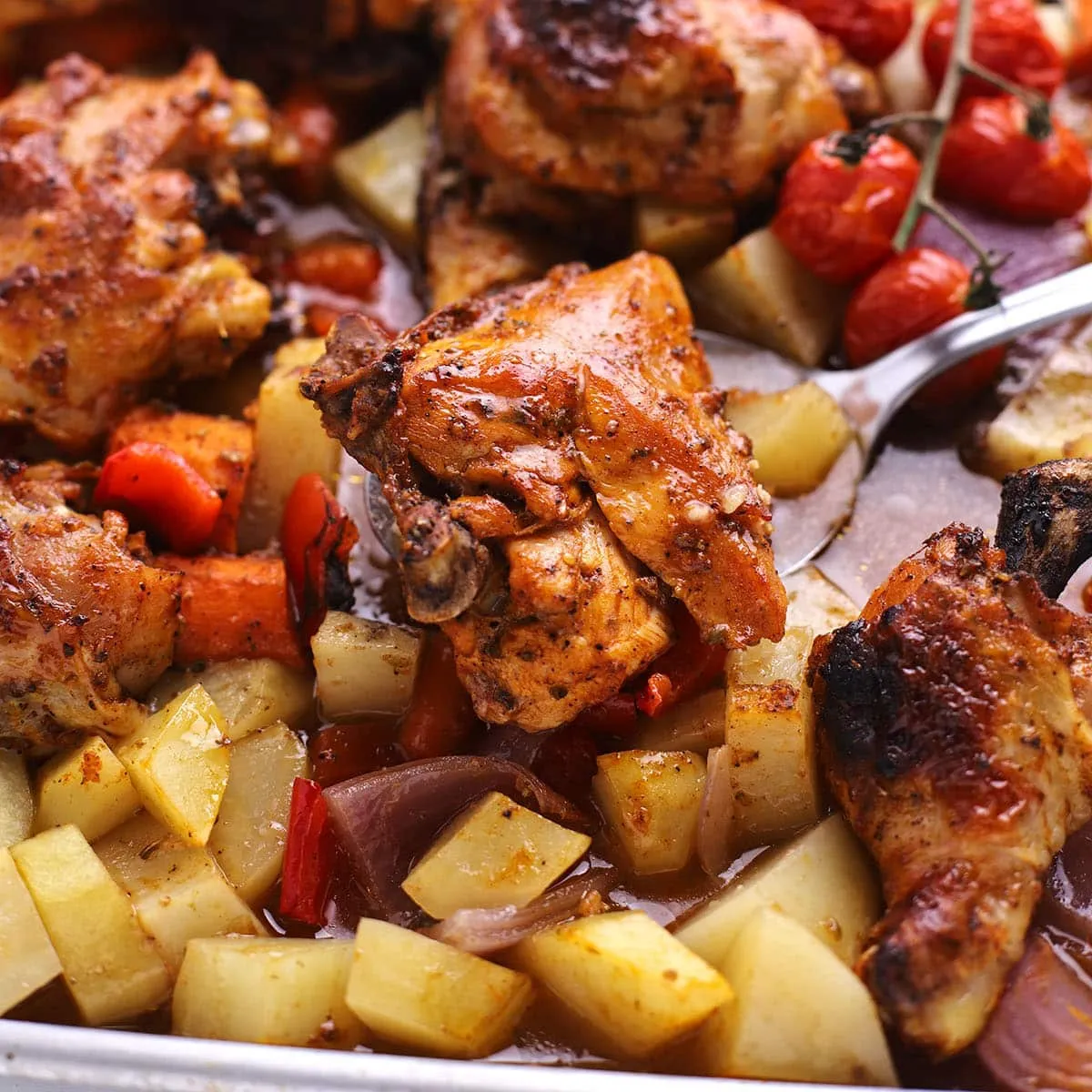 Mediterranean Sheet Pan Chicken