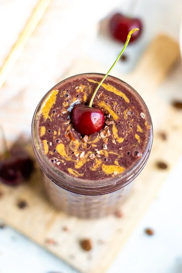 Mocha Cherry Smoothie