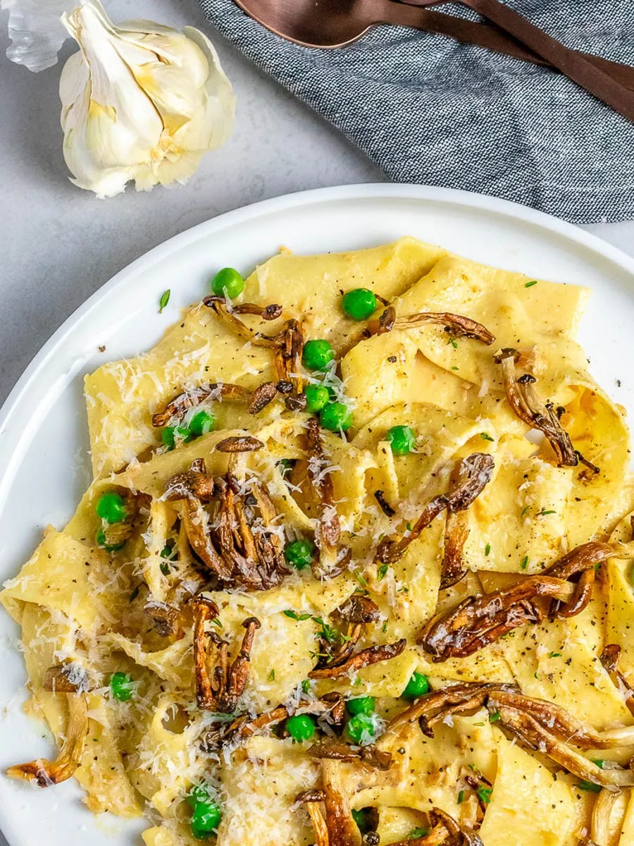 Mushroom Pappardelle Pasta