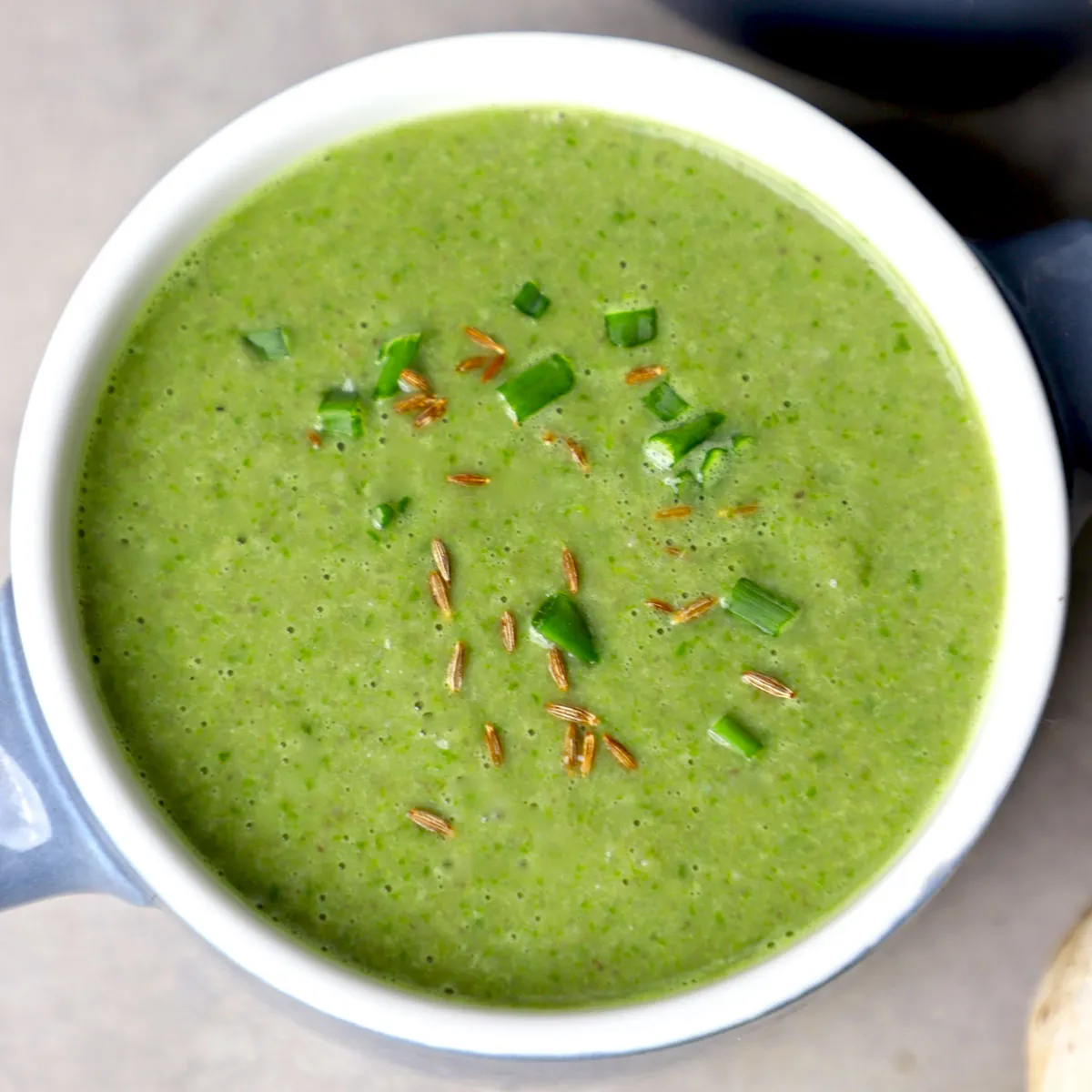 Mushroom Spinach Soup Recipe