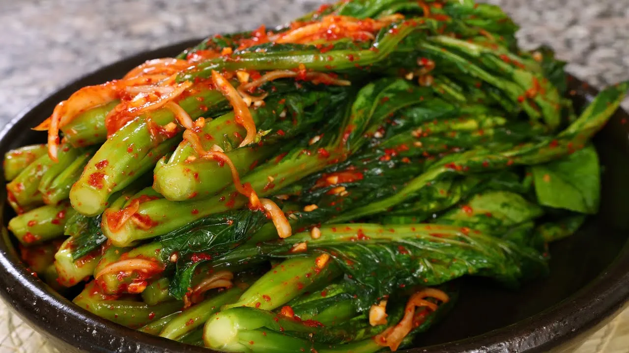 Mustard greens kimchi