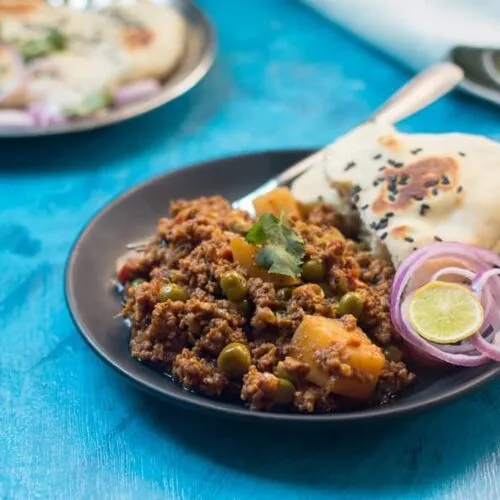 Mutton Keema or Spiced Lamb Mince Curry