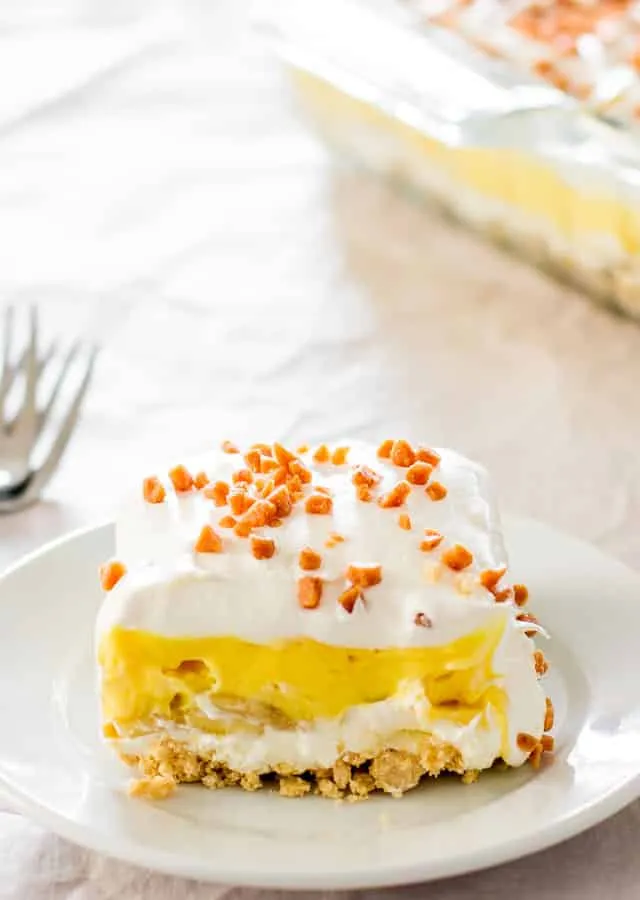 No Bake Banana Pudding Dessert
