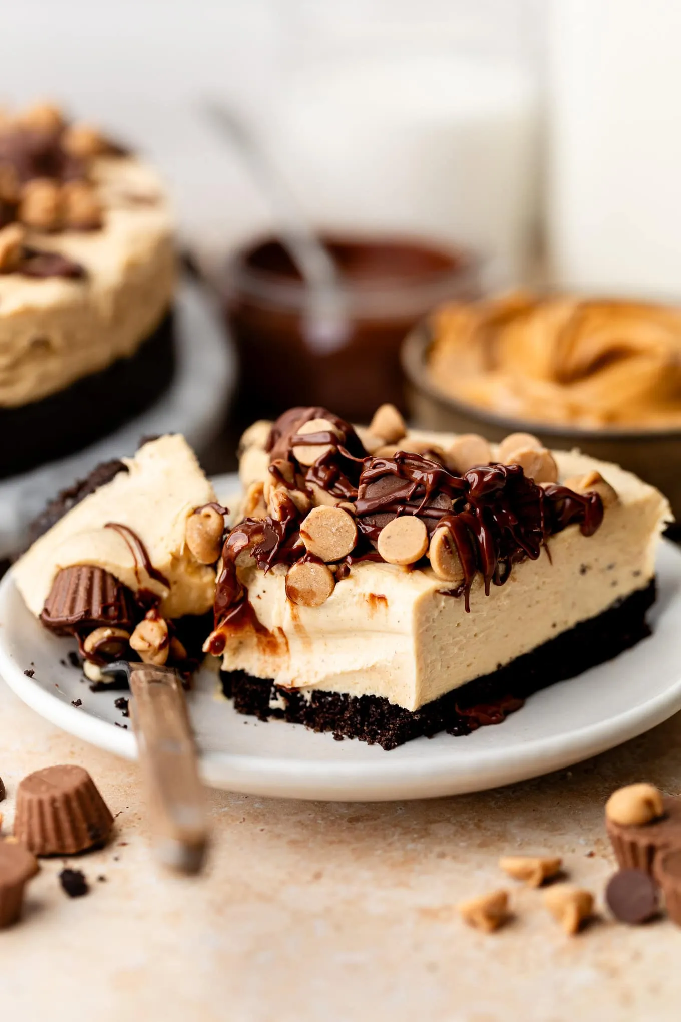 No-Bake Creamy Peanut Butter Pie