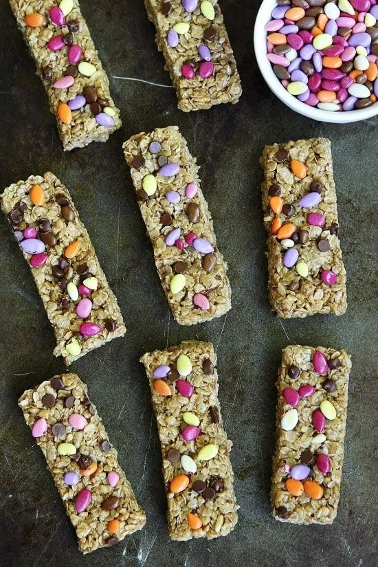 No-Bake Sunflower Butter Granola Bars