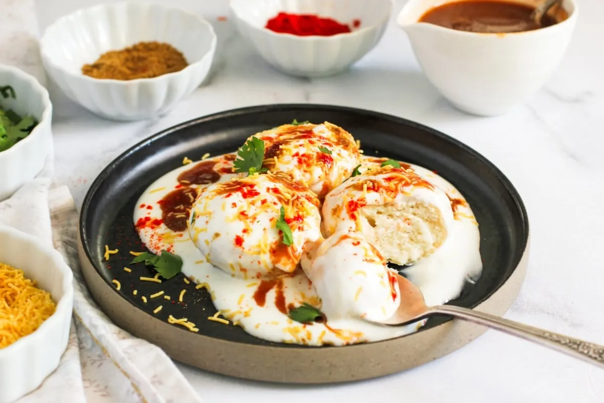 No Fry Dahi Vada