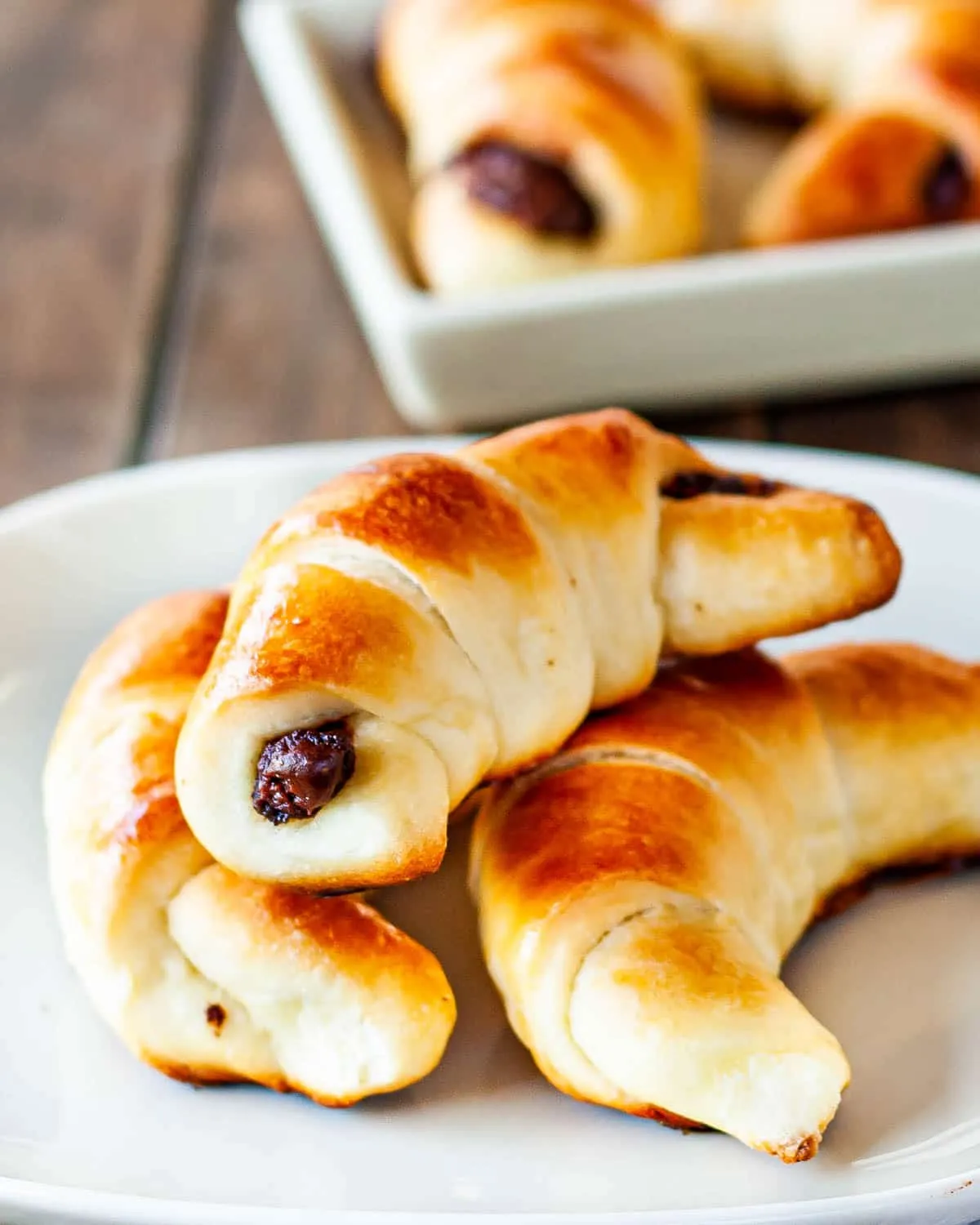 Nutella Stuffed Rolls