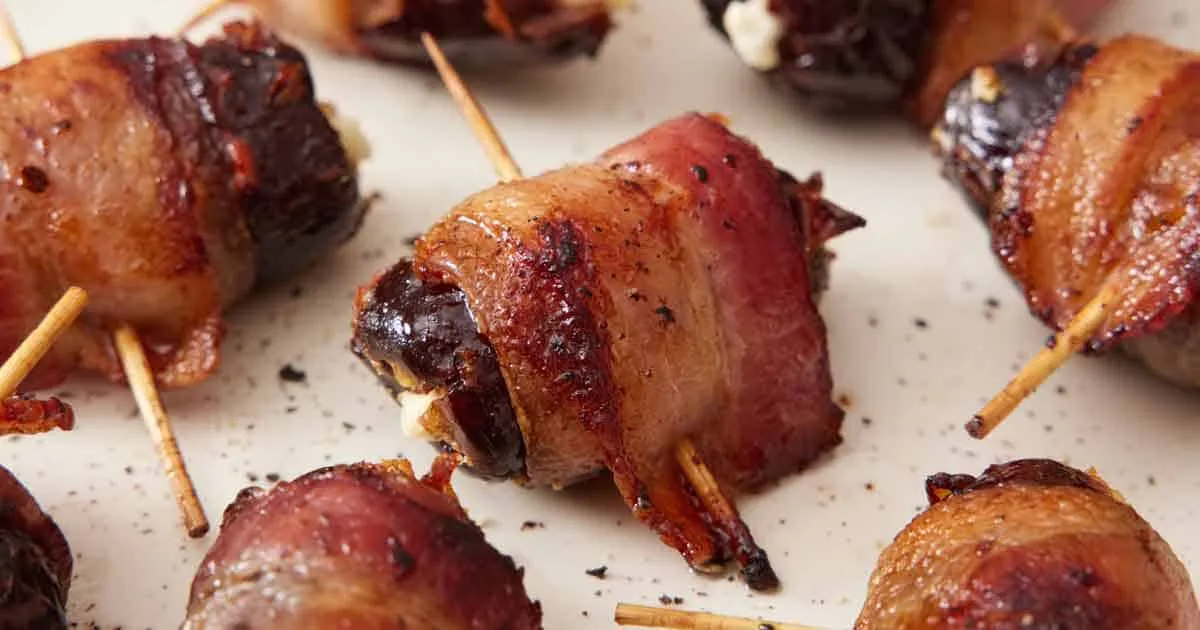 Bacon Wrapped Dates