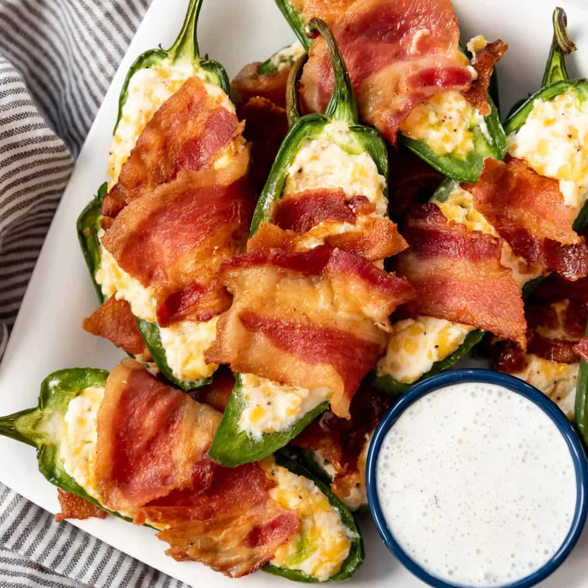 Bacon Wrapped Jalapeño Poppers